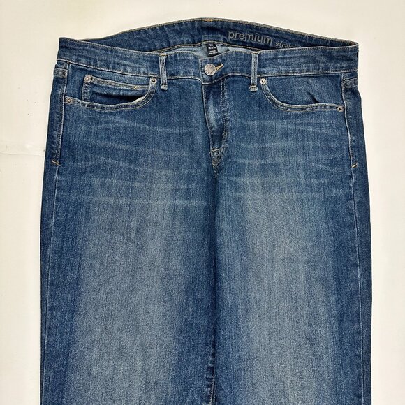 Gap Premium Straight Women's size 16 Dark Blue Denim Jeans - Picture 2 of 5